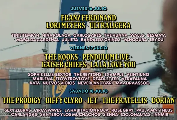 FIB Benicàssim 2026 traz The Prodigy, Franz Ferdinand e Pendulum ao litoral espanhol