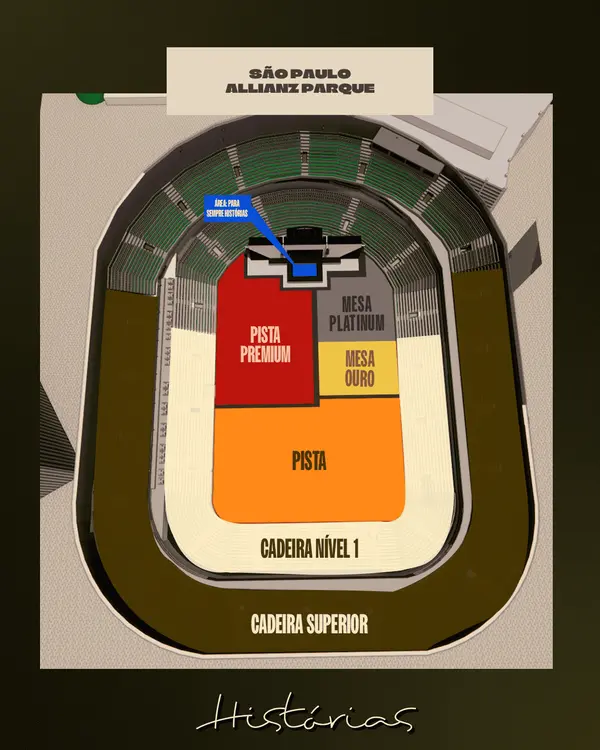 Histórias 2026 traz Chitãozinho & Xororó, Zezé Di Camargo e Daniel ao Allianz Parque em agosto